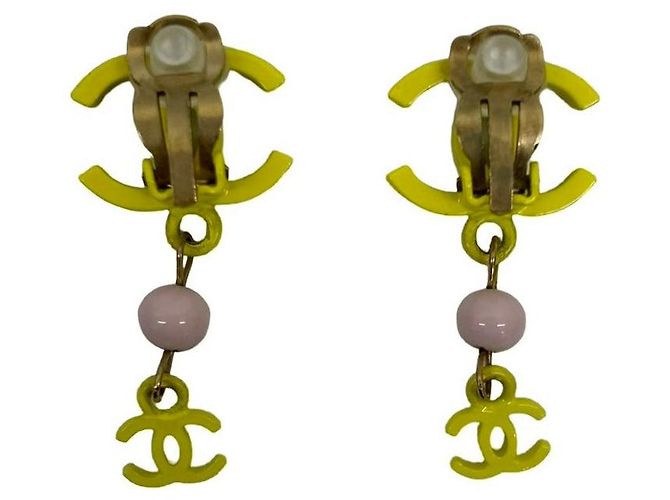 Chanel Coco Mark Ohrringe Golden Metallisch - Ansicht 6