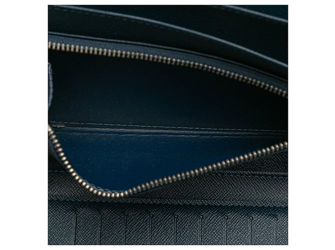 Organizer Organizzatore Louis Vuitton Taiga Atoll Blu - vista 4