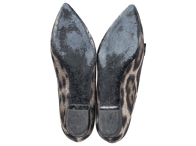 Lanvin Spitz zulaufende Slipper aus tierischem Polyester - Ansicht 6