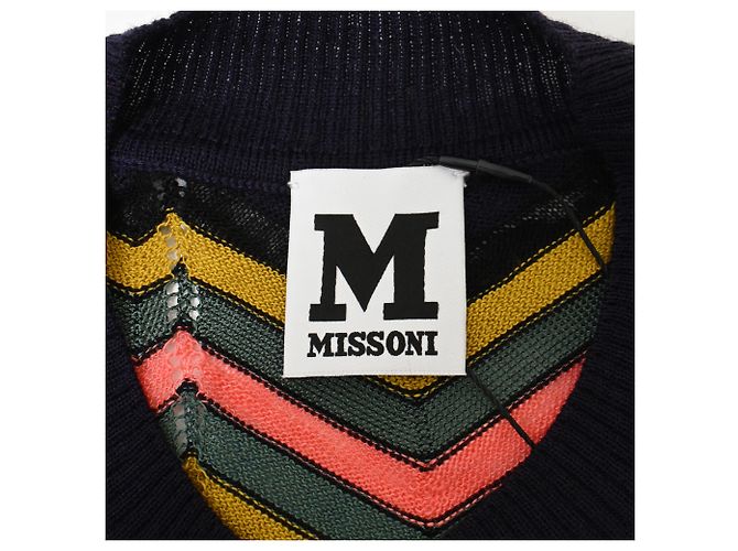 Missoni Strickjacke aus mehrfarbigem Baumwollmaterial mit Aztekenmuster Mehrfarben - Ansicht 4