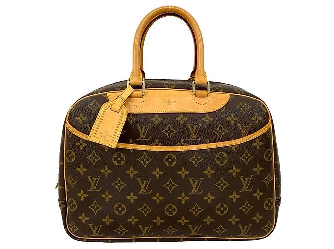 Borsa a mano Monogram Deauville Louis Vuitton Marrone - vista 2