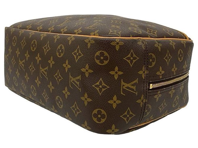 Borsa a mano Monogram Deauville Louis Vuitton Marrone - vista 9
