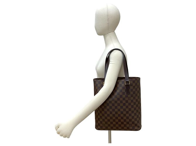 Louis Vuitton Vavin GM Damier Leder Tote Bag Braun - Ansicht 3
