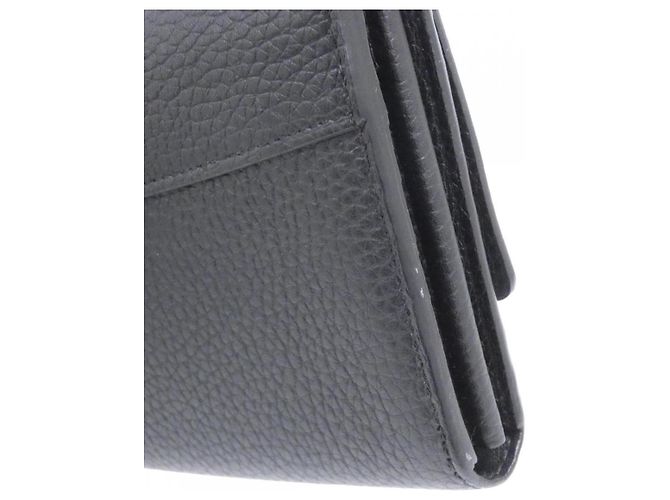 Portafoglio lungo Capucines Taurillon Louis Vuitton Nero - vista 4