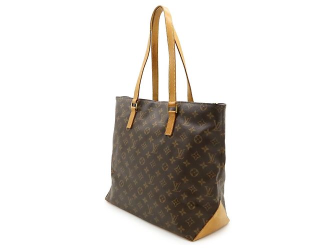 Borsa a Spalla Cabas Mezzo Monogram Louis Vuitton Marrone - vista 2