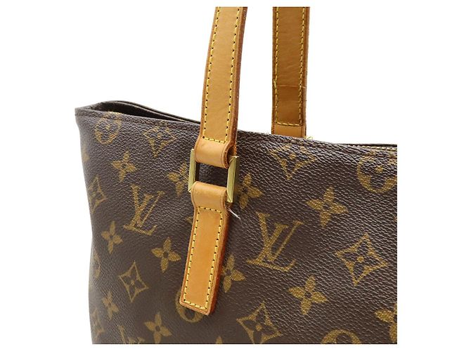 Borsa a Spalla Cabas Mezzo Monogram Louis Vuitton Marrone - vista 7