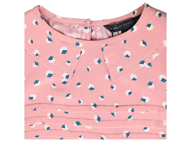Red Valentino Vestido Mini Impreso Marc by Marc Jacobs Rosa - vista 5