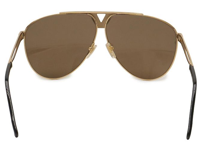 Occhiali da sole Tonka Pilot Louis Vuitton D'oro Metallico - vista 3
