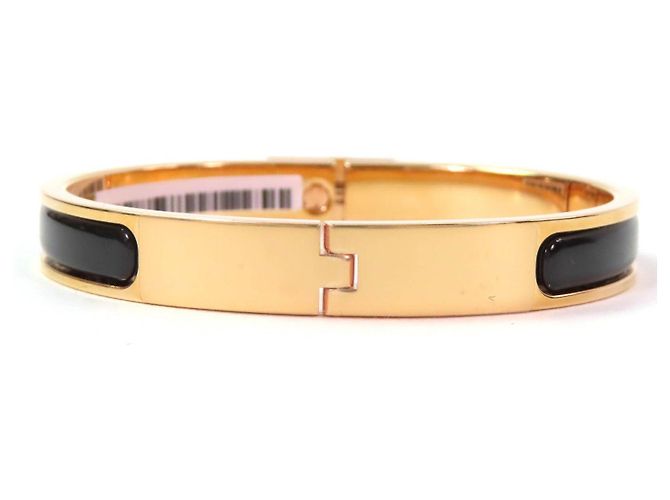 Hermès Mini Click Kelly Armband Schwarz - Ansicht 4