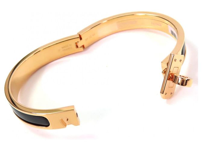 Hermès Mini Click Kelly Armband Schwarz - Ansicht 6