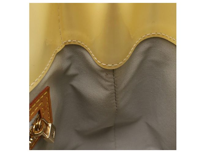 Borsa Reade PM Monogram Vernis Louis Vuitton Giallo - vista 7