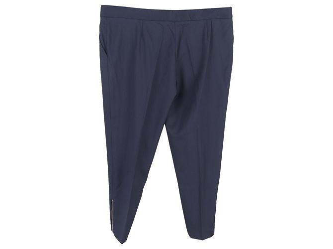 Stella Mc Cartney Blazer e pantaloni a un bottone Stella McCartney in lana blu navy - vista 5