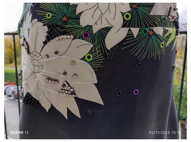 Vestido de seda con strass 3.1 Phillip Lim Multicolor - vista 15