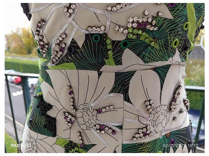 Vestido de seda con strass 3.1 Phillip Lim Multicolor - vista 4