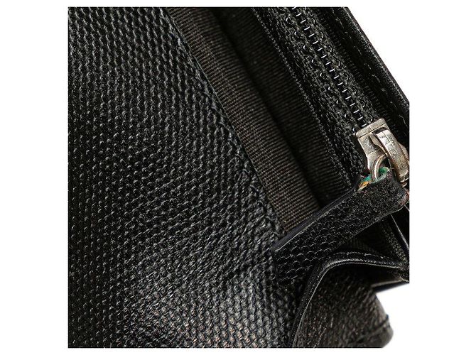 Timeless Cartera larga de cuero Chanel Coco Button Negro - vista 6