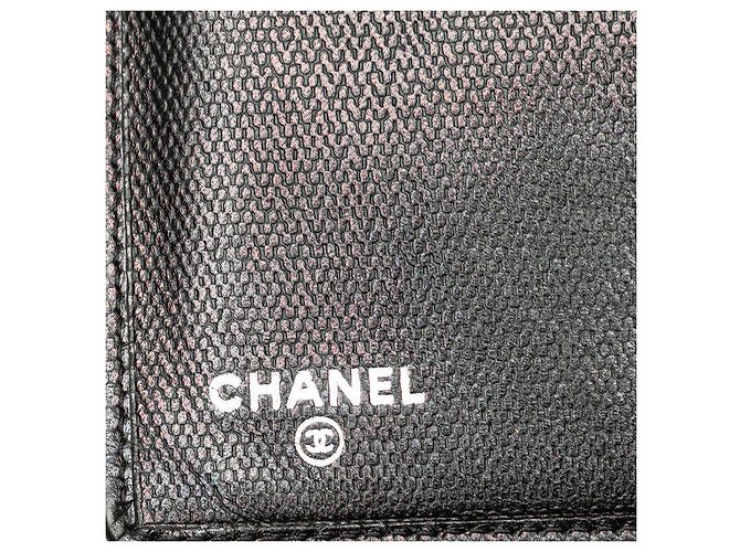 Timeless Cartera larga de cuero Chanel Coco Button Negro - vista 8