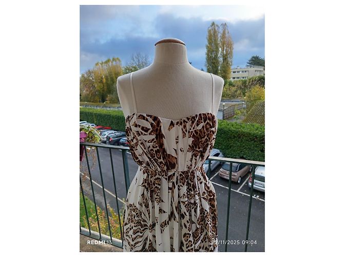 Vestido Blumarine de algodón y viscosa Multicolor - vista 2