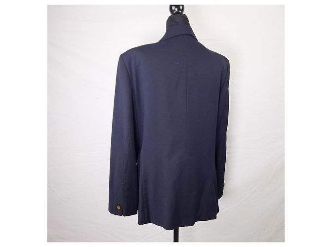 Cento x Cento von Iceberg Jacke mit geraffter Dekoration Marineblau - Ansicht 2