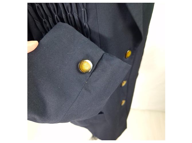Cento x Cento von Iceberg Jacke mit geraffter Dekoration Marineblau - Ansicht 7