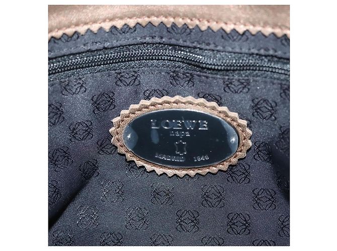 Borsa Anagram Loewe in pelle Marrone - vista 6