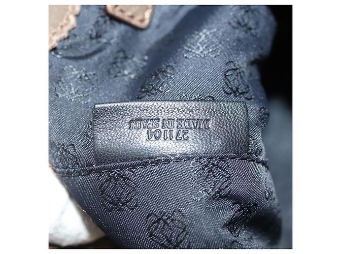Borsa Anagram Loewe in pelle Marrone - vista 7