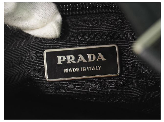 Prada Flacher Messenger Bag Tessuto Klein - Ansicht 4