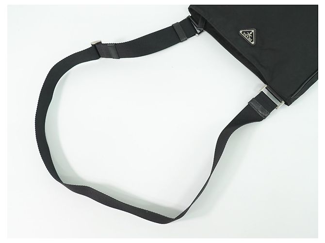 Prada Flacher Messenger Bag Tessuto Klein - Ansicht 6