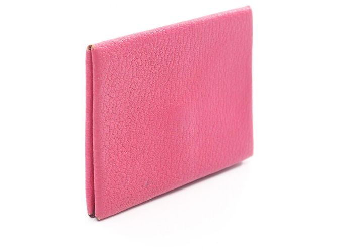 Monedero Calvi de Hermès Rosa - vista 2
