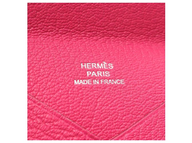 Monedero Calvi de Hermès Rosa - vista 5