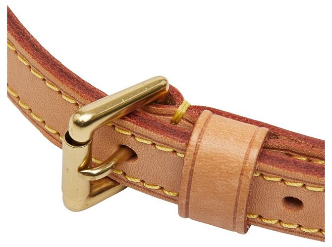 Cinghia a spalla in pelle marrone Louis Vuitton - vista 2