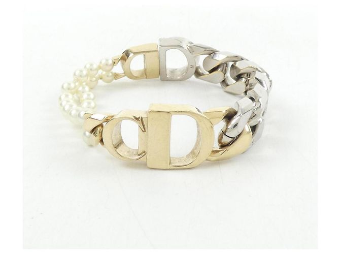 Bracciale Charm Dior SACAI Christian Dior Argento Bianco - vista 3