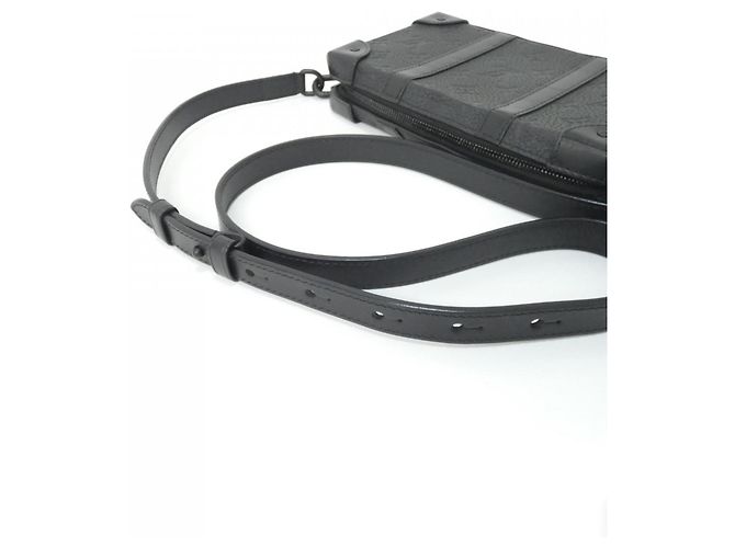 Borsa a spalla portafoglio Soft Trunk Monogram Taurillon Louis Vuitton Nero - vista 6