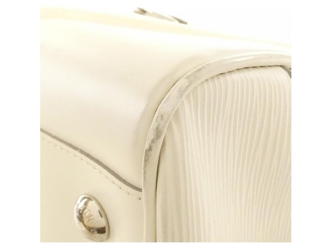 Borsa Louis Vuitton Epi Bowling Montaigne GM Bianco sporco - vista 3