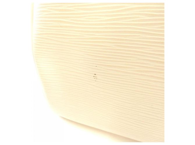 Borsa Louis Vuitton Epi Bowling Montaigne GM Bianco sporco - vista 6