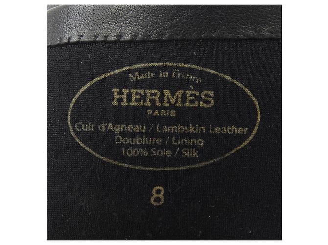 Guanti Neri Caldi Hermès Nero - vista 3
