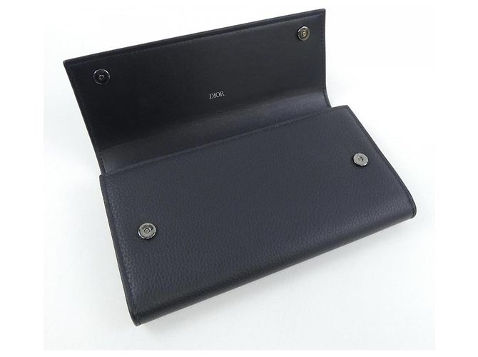 Christian Dior Long Bill Wallet Black - view 4