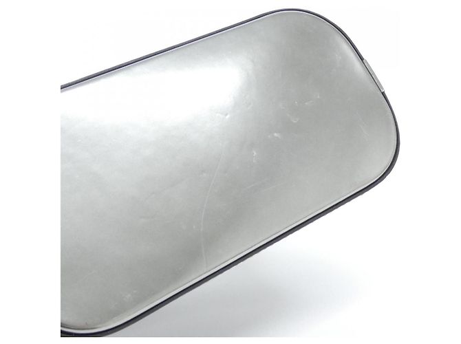 Borsa a spalla Alma Mini in vernice Monogram Miroir Louis Vuitton Grigio - vista 3