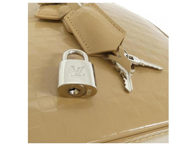 Borsa Boston Speedy Cube Damier Facet Louis Vuitton Cammello - vista 3
