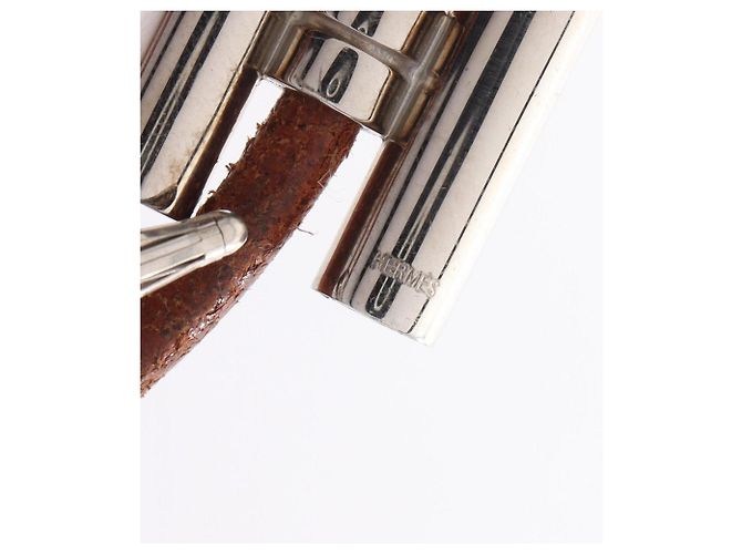 Bracciale Tourni Tresse Hermès Marrone - vista 4