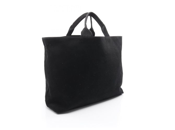 Prada Drill Tote Bag Schwarz Canvas - Ansicht 2