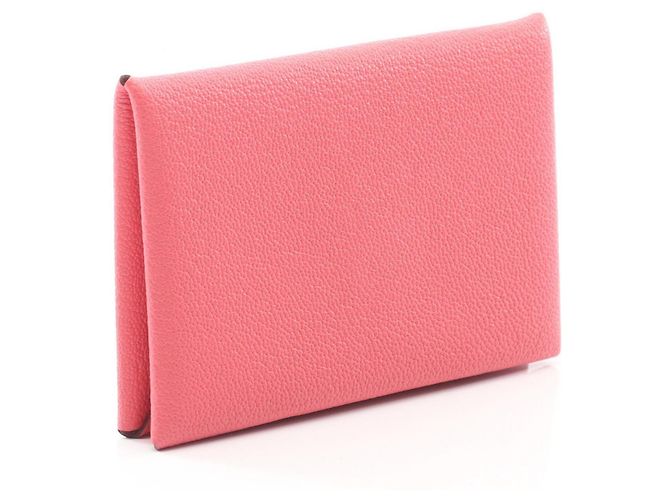 Monedero Calvi Rosa Azalea de Hermès - vista 2