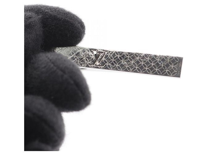 Fermaglio per cravatta Louis Vuitton Champs-Élysées Argento - vista 4