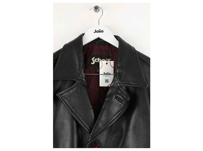Schott Schwarze Lederjacke - Ansicht 2