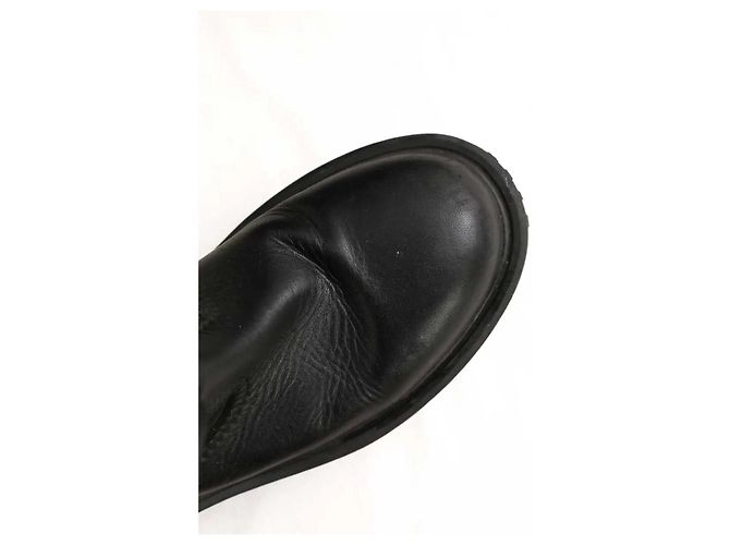 Autre Marque Black leather boots - view 4