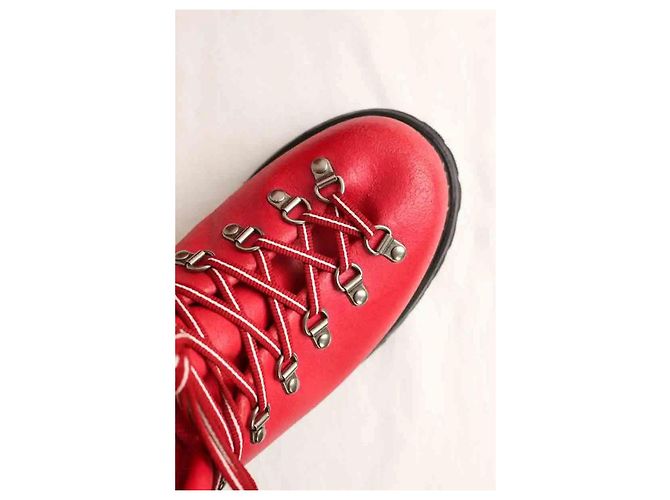 Gucci Red leather boots - view 4