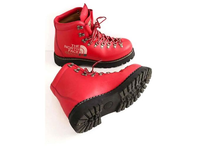 Gucci Red leather boots - view 5