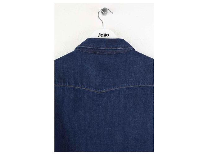 Acne Blaues Baumwollhemd - Ansicht 4