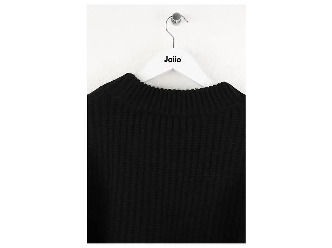 Etudes Black wool sweater - view 4