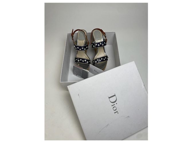 Zoccoli Vintage Dior EU37 Argento - vista 10