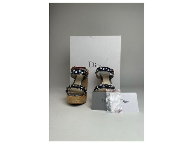Zoccoli Vintage Dior EU37 Argento - vista 2
